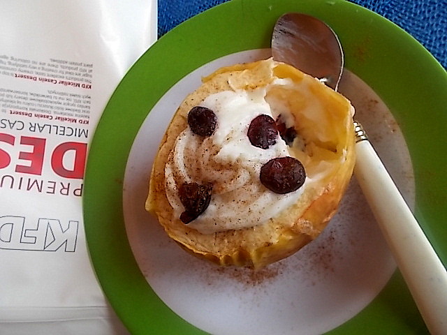 Pieczone jabłka z Protein Dessert KFD .